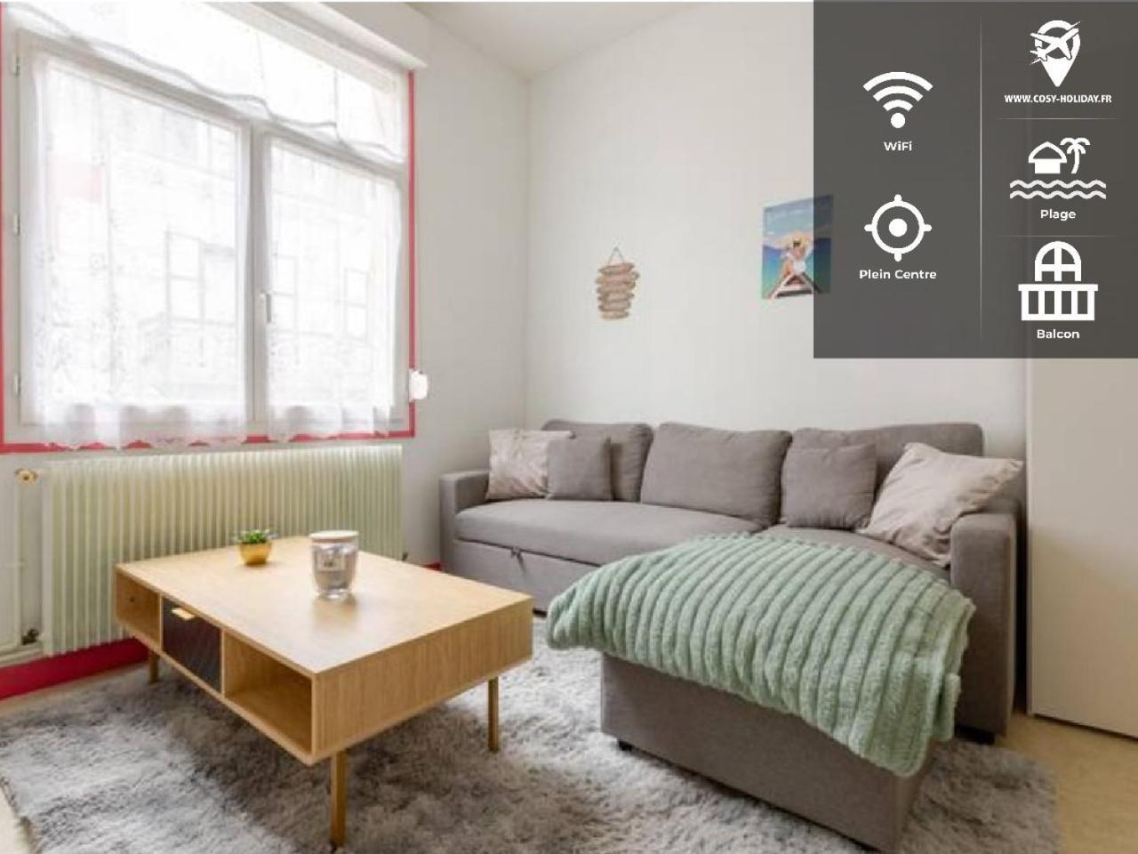 ++++ Central Charmant 70M2 Avec Balcon, Mer A 200 M Et Rue Pietonne A 300 M ++++ Berck Ngoại thất bức ảnh